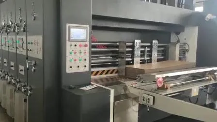 Machine de coupeur automatique de Slotter d'imprimante de Flexo de boîte de carton ondulé de groupe de Yike