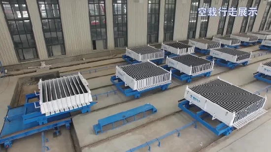 Panneau de cloison de séparation faisant la machine pour les panneaux muraux en béton léger cellulaire